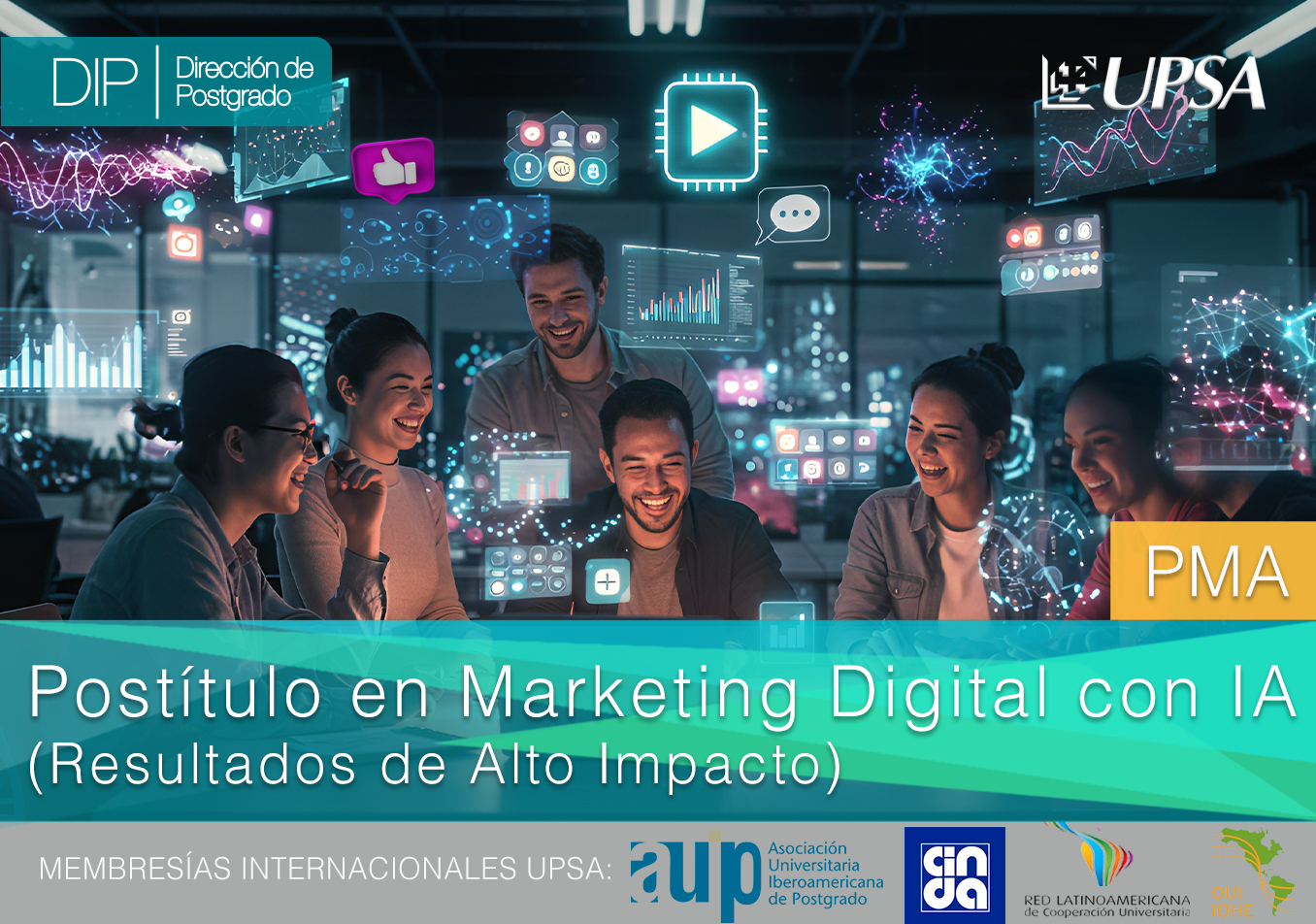 Postítulo en Marketing Digital con IA (Resultados de Alto Impacto)